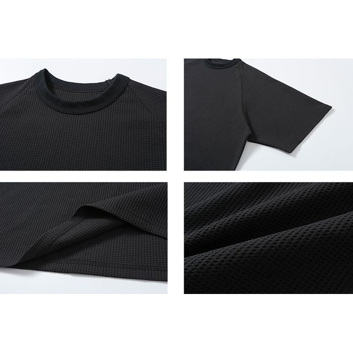 ワッフルテクスチャ Tシャツ M10264