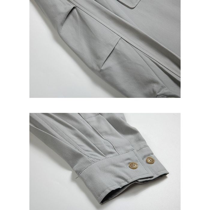 胸ポケット 長袖シャツ M10378