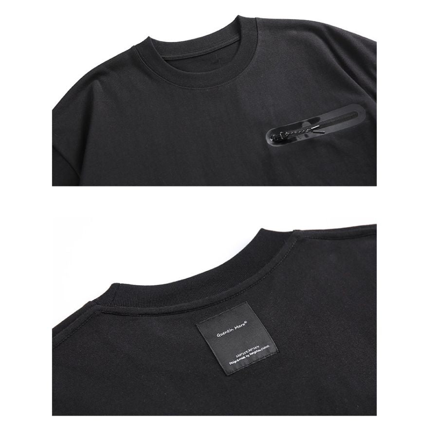 ヘビーウェイト ジップポケット Tシャツ M10700