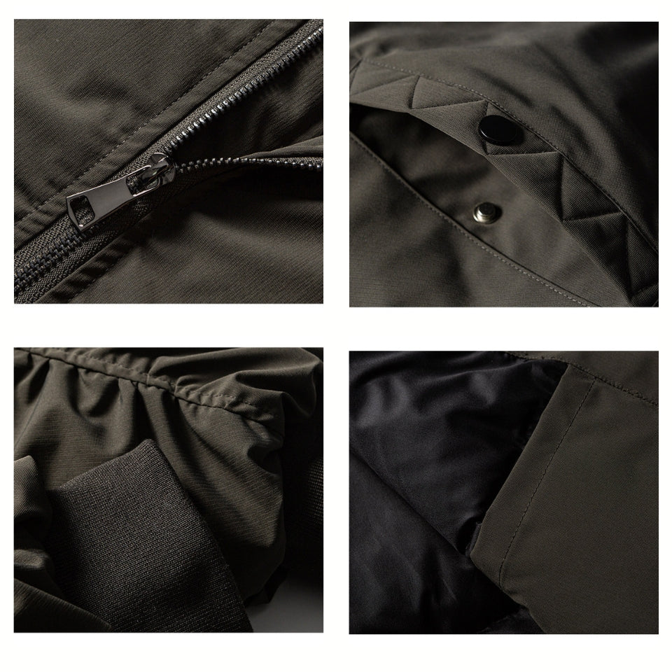 ボア襟 ダウンブルゾン M10640