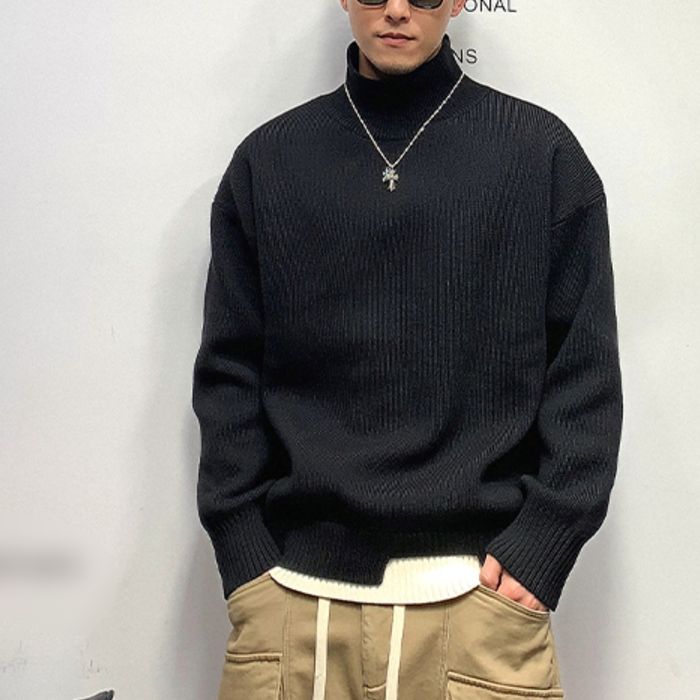 レイヤードデザイン タートルネックニット M10532