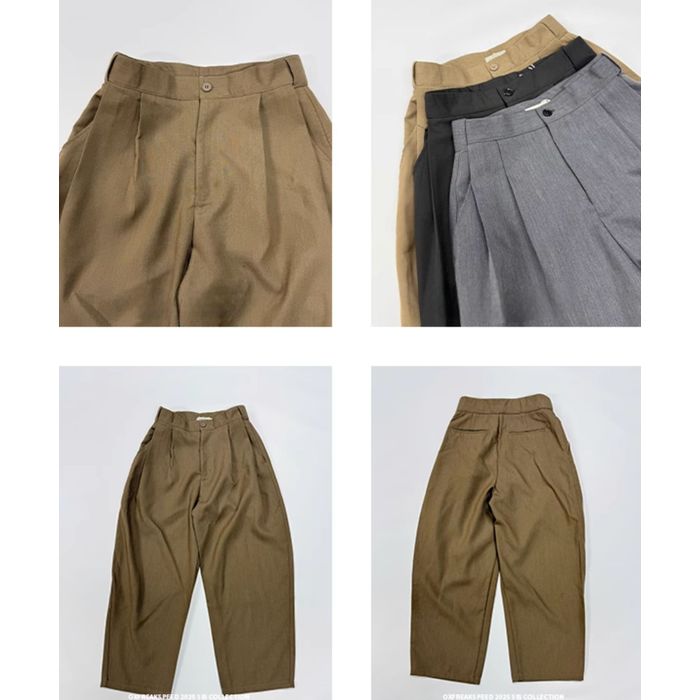 タック入り ワイドパンツ M10410