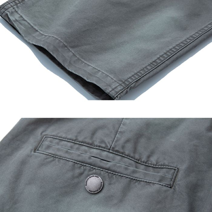 ウォッシュ加工 ワイドパンツ M10085