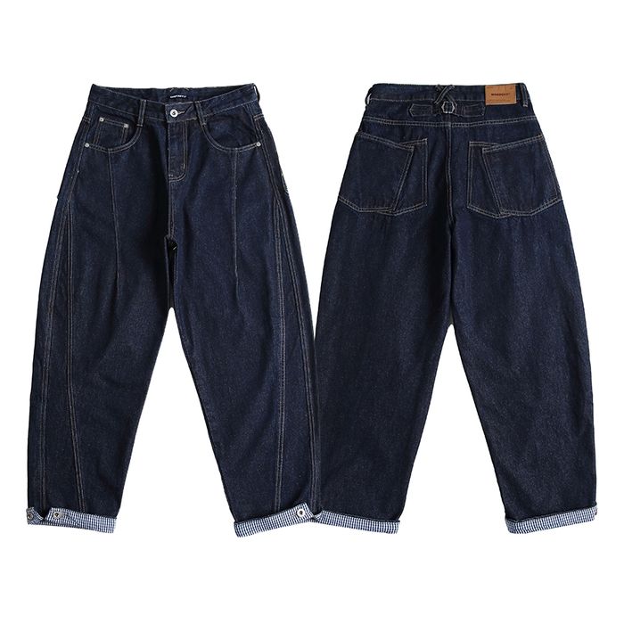 ボタンヘム デニムパンツ M10484