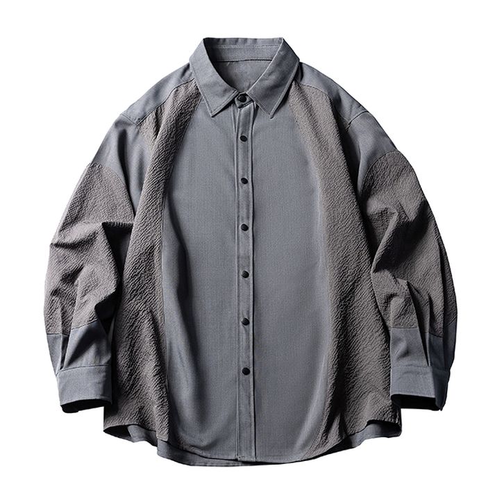 カラーブロック シャツ M10012