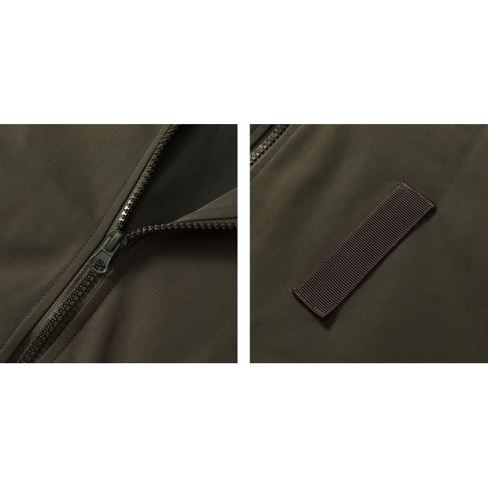 バイカラー ボンバーブルゾン M10110