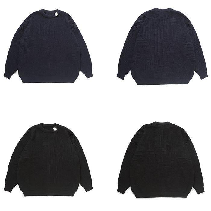 ワッフルニット プルオーバー M10058