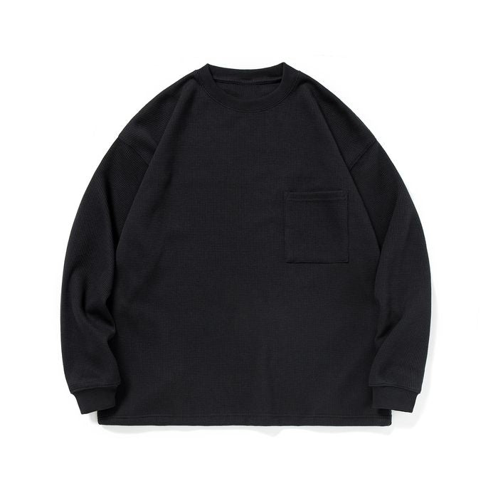 ポケット付 ワッフル スウェット M10137