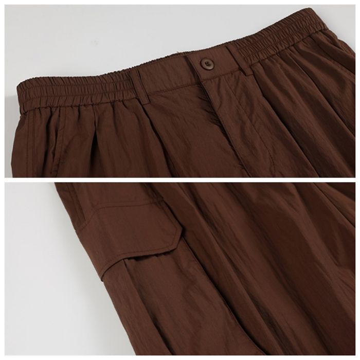 サイドギャザー タック入り カーゴパンツ M10207