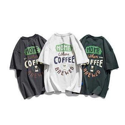 コーヒー レタリング Tシャツ　M10769