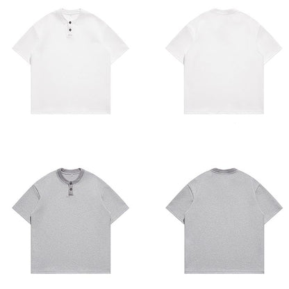 ヘンリーネックTシャツ　M10300