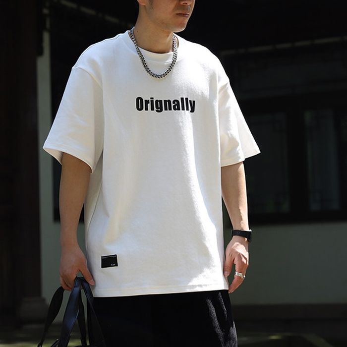 レタリングプリント Tシャツ　M10771