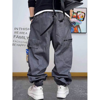 ストラップ付 カーゴパンツ　M10635