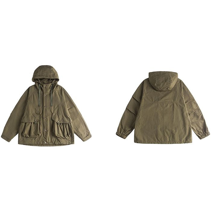 ミリタリースタイル フード付ジャケット　M10636