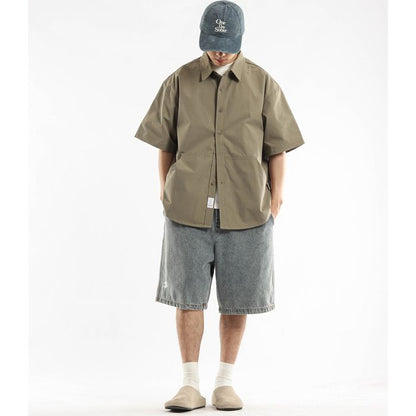 サイドポケット 半袖シャツ　M10763