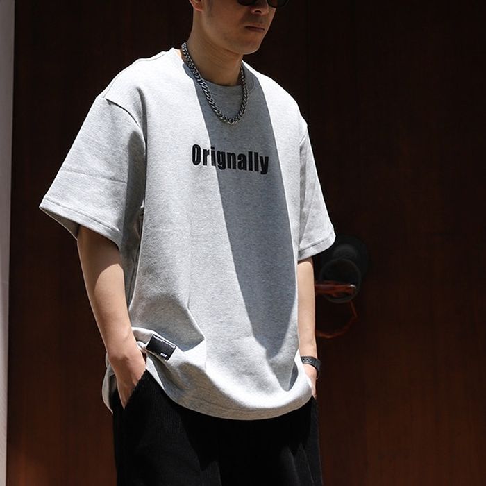 レタリングプリント Tシャツ　M10771