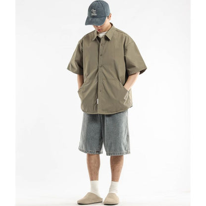 サイドポケット 半袖シャツ　M10763