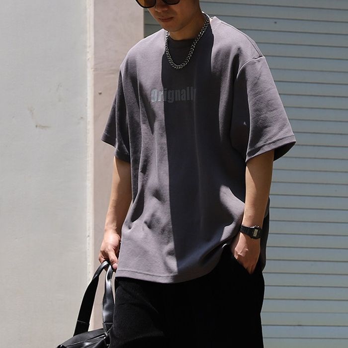 レタリングプリント Tシャツ　M10771