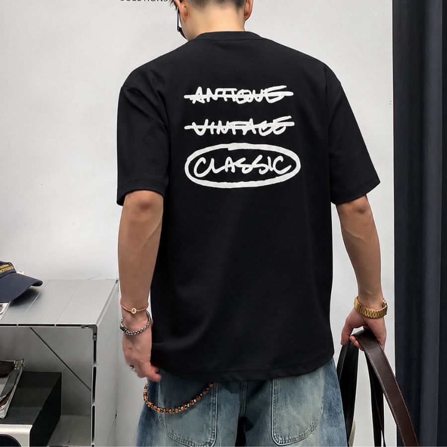 英字グラフィック Tシャツ　M10772