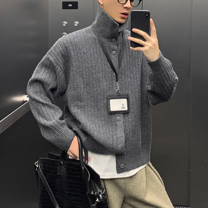 襟付き2WAYニットカーディガン M10461