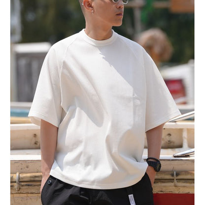 ワッフルテクスチャ Tシャツ　M10264