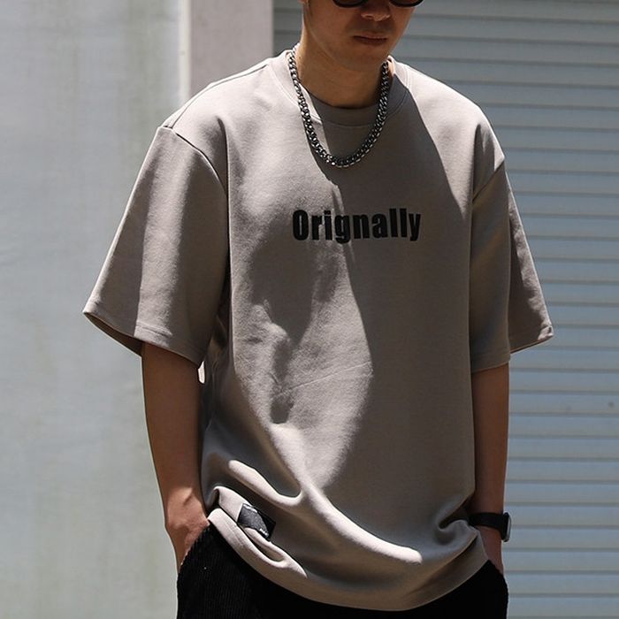 レタリングプリント Tシャツ　M10771