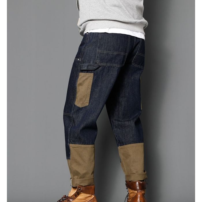 バイカラー デニムパンツ M10552