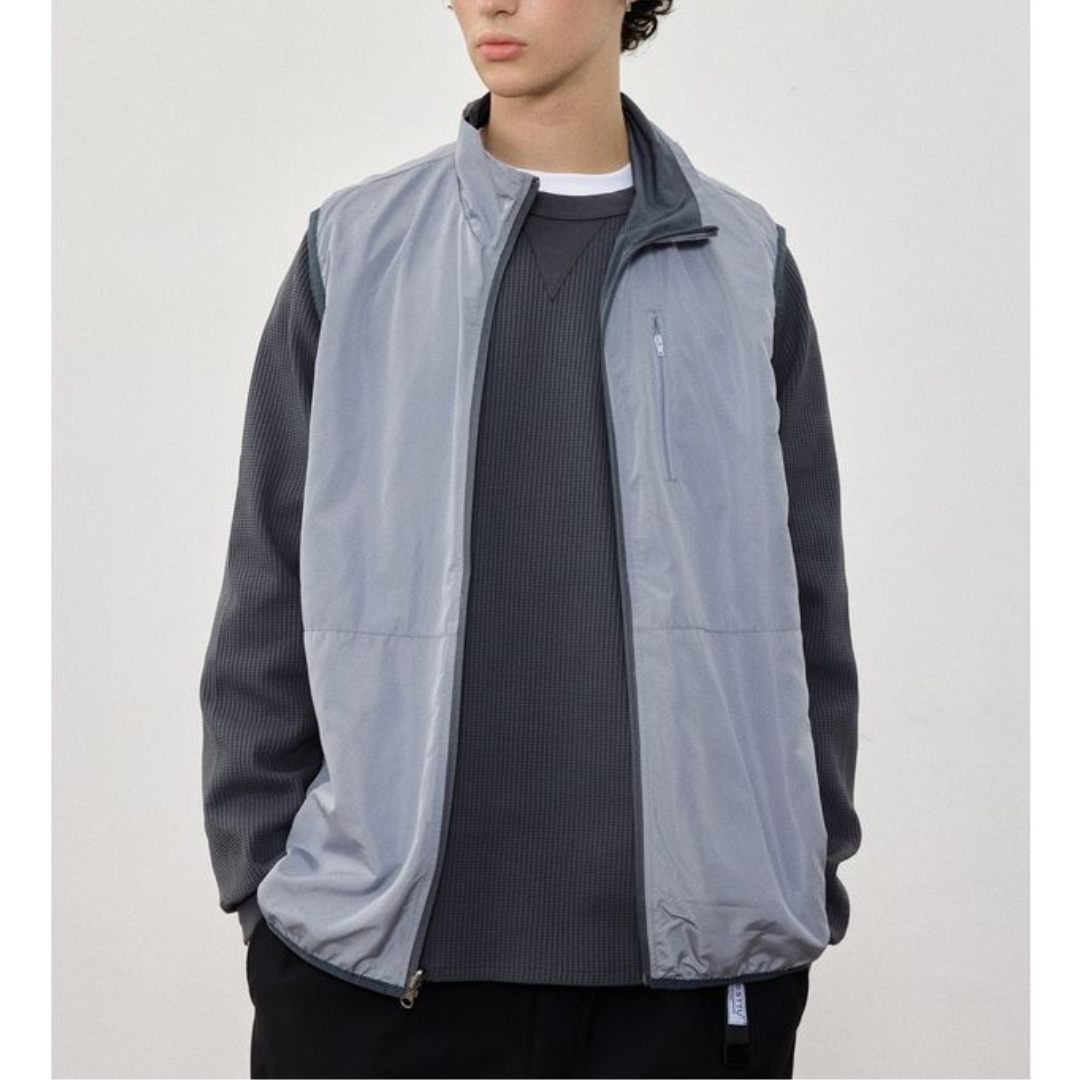 リバーシブル ジップアップ ベスト　M10357