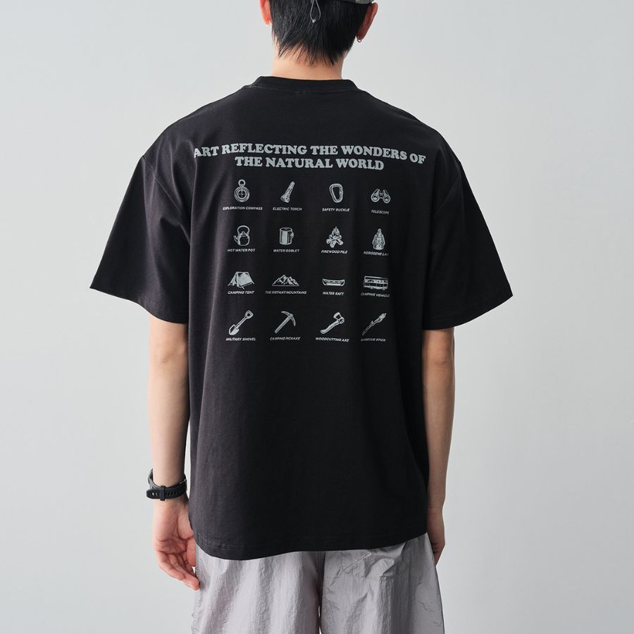 バックプリント Tシャツ　M10071