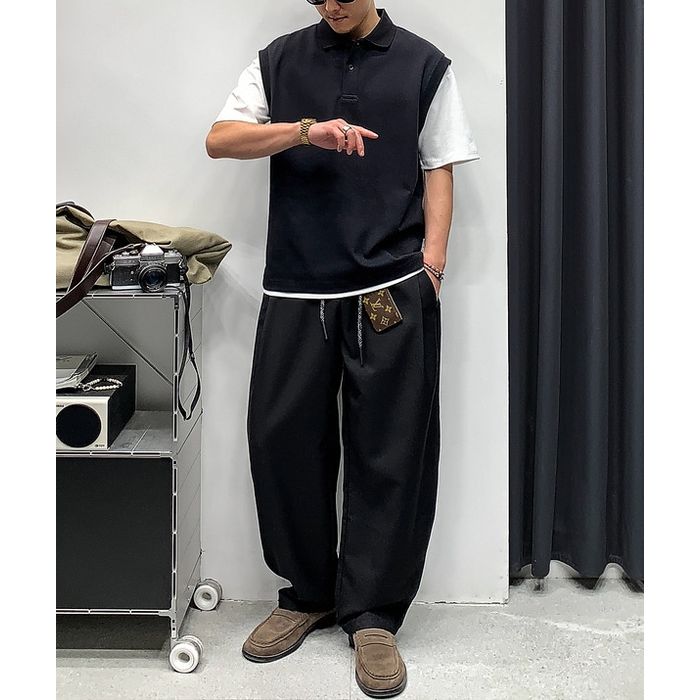 レイヤードデザイン ポロシャツ　M10776