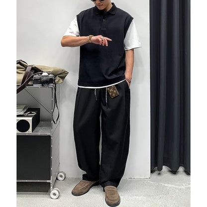レイヤードデザイン ポロシャツ　M10776