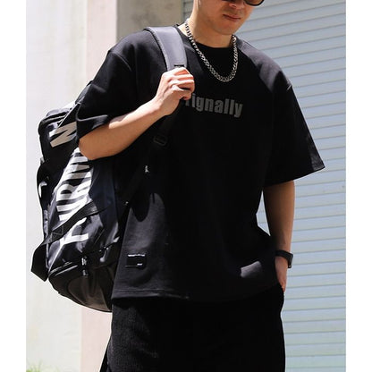レタリングプリント Tシャツ　M10771