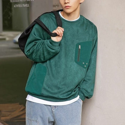 パッチワークデザイン スウェット M10586