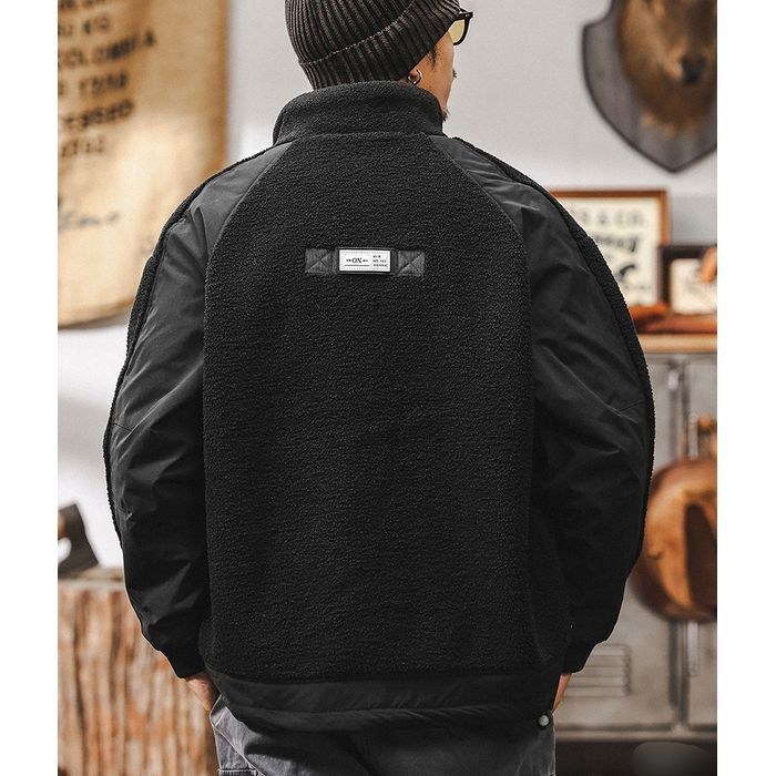 異素材切り替え ボアジャケット　M10568