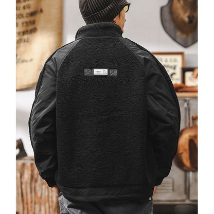 異素材切り替え ボアジャケット　M10568