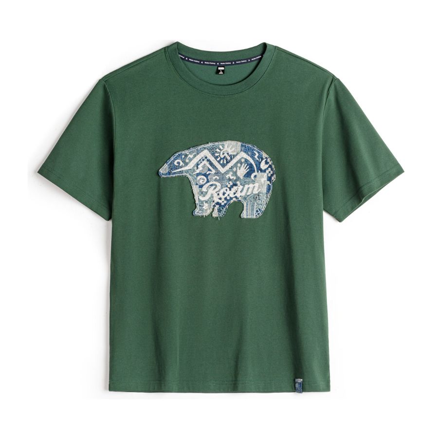 バンダナ柄パッチ Tシャツ　M10793