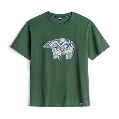 バンダナ柄パッチ Tシャツ　M10793