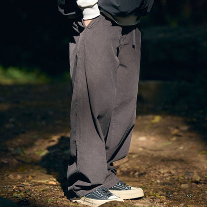 ベルト付き コーデュロイワイドパンツ　M10577