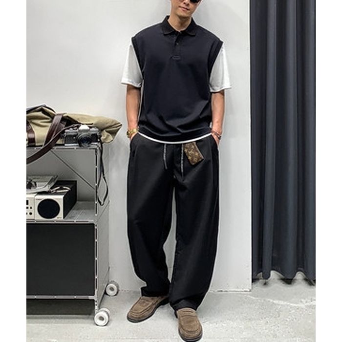 レイヤードデザイン ポロシャツ　M10776