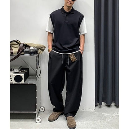 レイヤードデザイン ポロシャツ　M10776