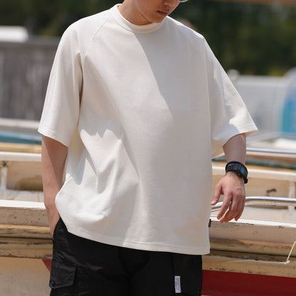 ワッフルテクスチャ Tシャツ　M10264