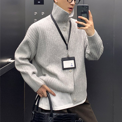 襟付き2WAYニットカーディガン M10461