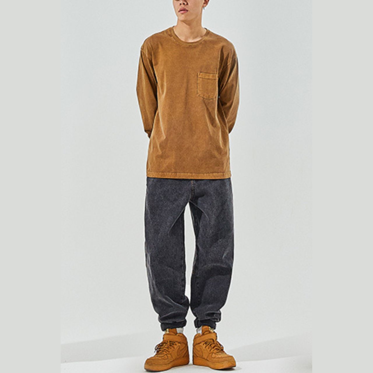 テーパード デニムパンツ M10544