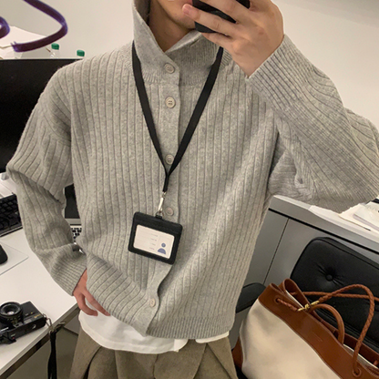 襟付き2WAYニットカーディガン M10461