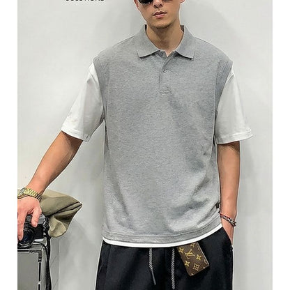 レイヤードデザイン ポロシャツ　M10776