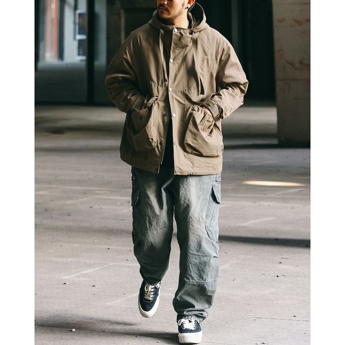 ミリタリースタイル フード付ジャケット　M10636