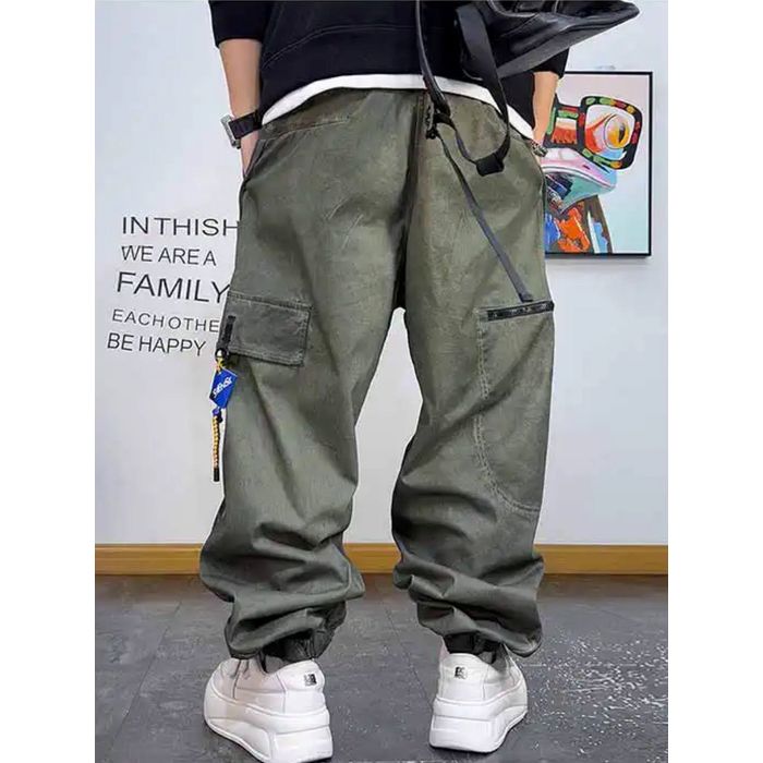 ストラップ付 カーゴパンツ　M10635