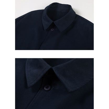 ミディアム丈ステンカラーコート　M10337