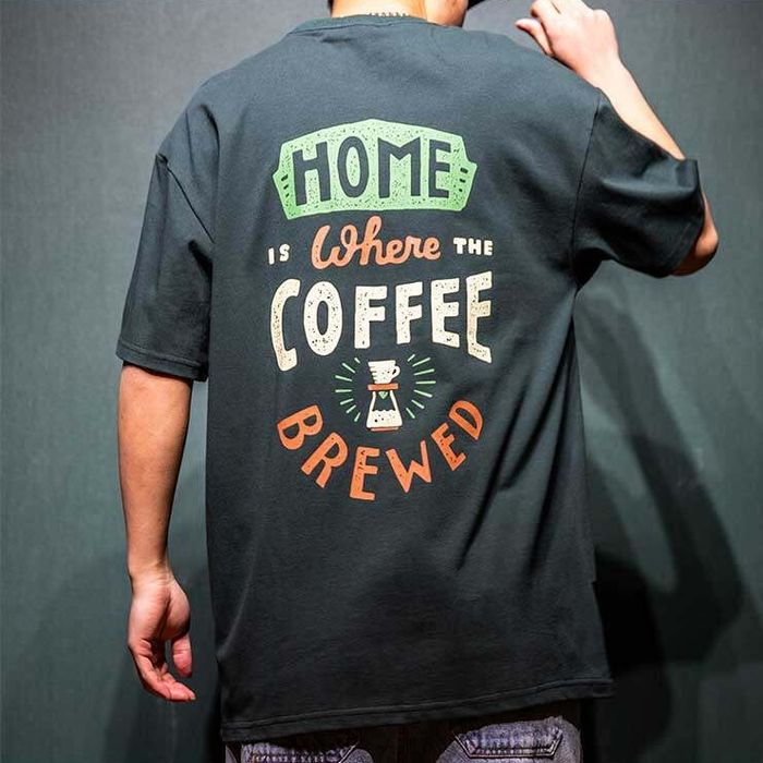 コーヒー レタリング Tシャツ　M10769