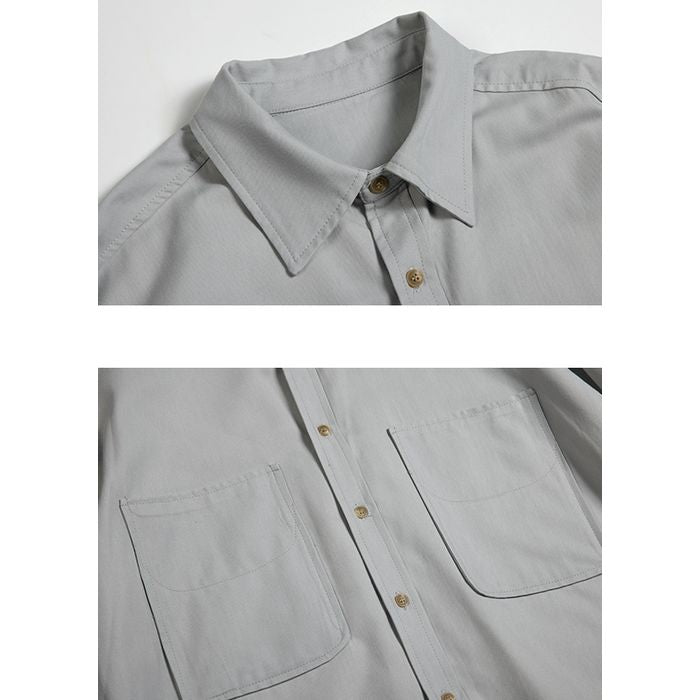 胸ポケット 長袖シャツ　M10378